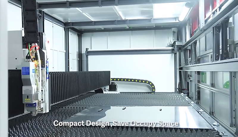 suda laser enclosed fiber laser cutter
